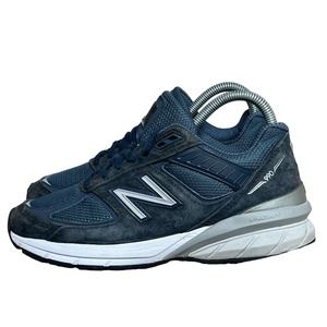 New Balance 990V5 W990NV5 Navy/Silver Sneaker Shoe Made In USA Woman Size 6.5 B
